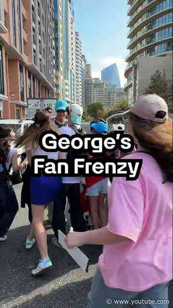 Everyone is a George fan 🩵 #mercedesf1 #georgerussell #f1shorts