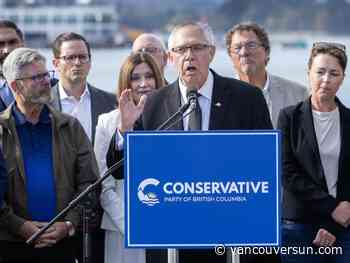 B.C. Conservatives take early lead as election campaign gets underway: Poll
