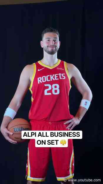 Alperen Sengun is locked in at Houston Rockets Media Day