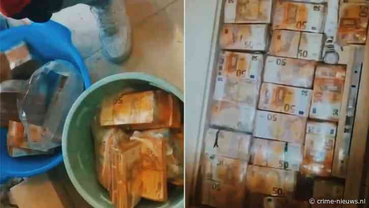 Miljoenen euro’s cash verstopt onder vloer en douche gepakt bij inval Camorra maffiabaas in Napels