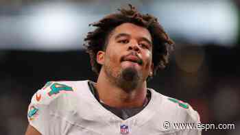 Fins DE Robinson clears concussion protocol, will wear Guardian Cap