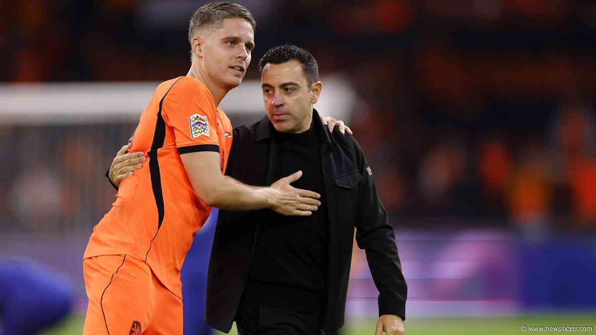 Xavi ziet in de tweede helft ’superieur’ Nederland tegen Duitsland en gaat vervanger oproepen voor Brian Brobbey