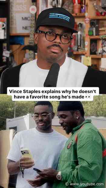 #VinceStaples got into it with fans after revealing he doesn't have a favorite song he's made 👀