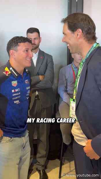 When Isack met Nadal 🎾🥹 #F1 #AzerbaijanGP