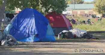 ‘Aggressive protestors’ force Saskatoon to halt encampment clean-up, city says