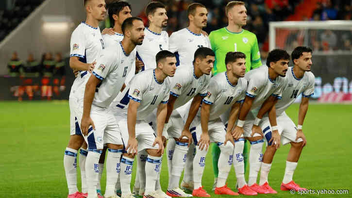 Israel striker sent off for gun celebration in Nations League defeat to Austria