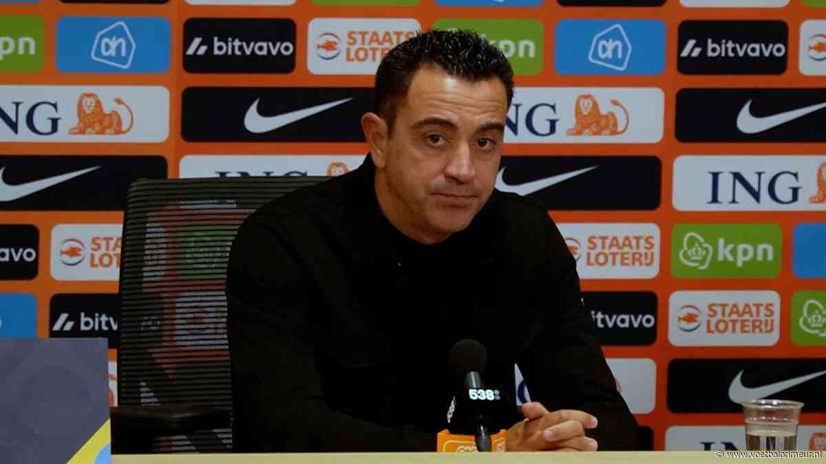 Xavi wil vervanger Brobbey bij Oranje: 'We zullen een andere spits oproepen'