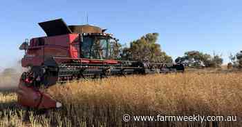 2026-27 harvest is officially underway in WA's north as canola trickles in