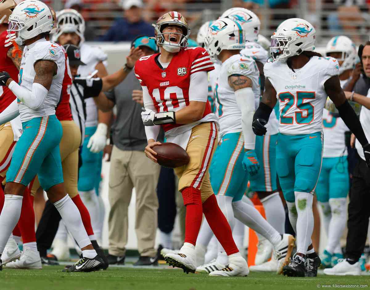 49ers' GM John Lynch not promoting Mac Jones as trade bait, yet