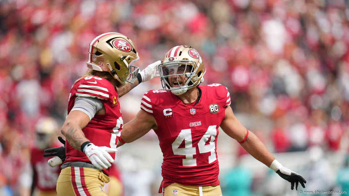 Kyle Juszczyk fined for offensive demonstration for "imitation of chugging a beer"