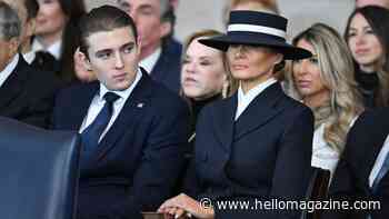 Melania Trump reveals why she's spending 'less and less' time with son Barron