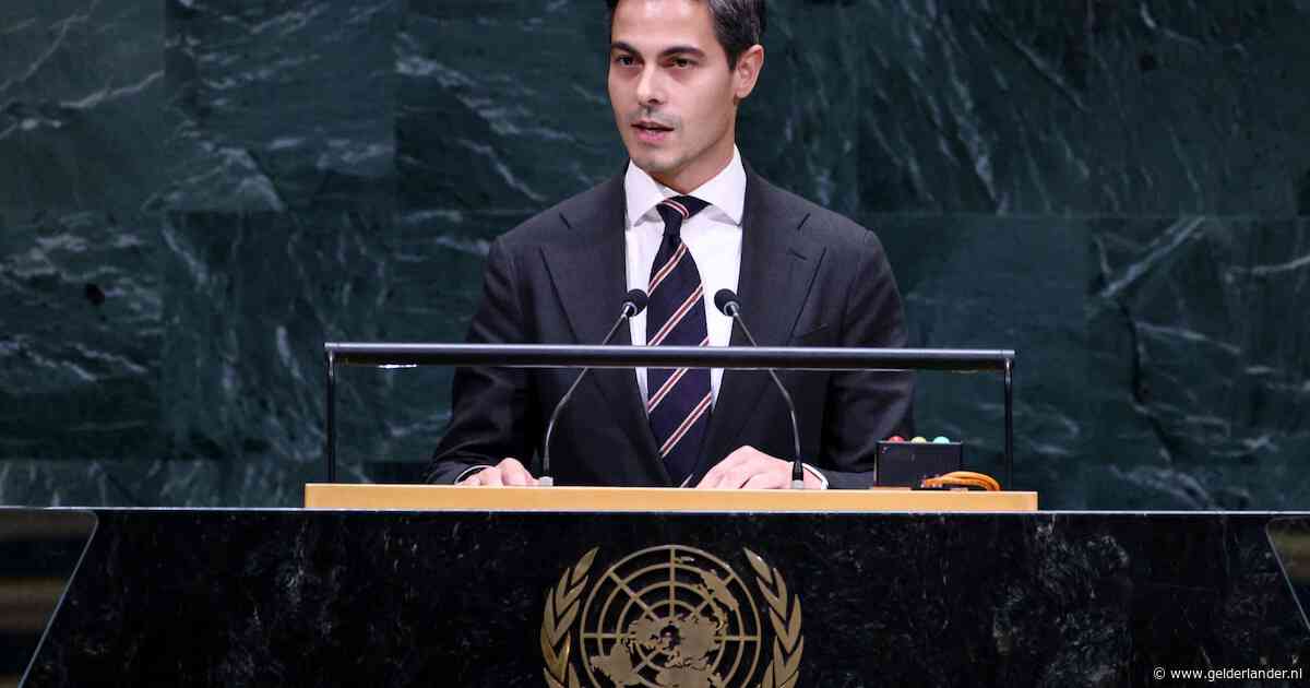 Premier Jetten in eerste speech VN: handen af van Internationaal Strafhof