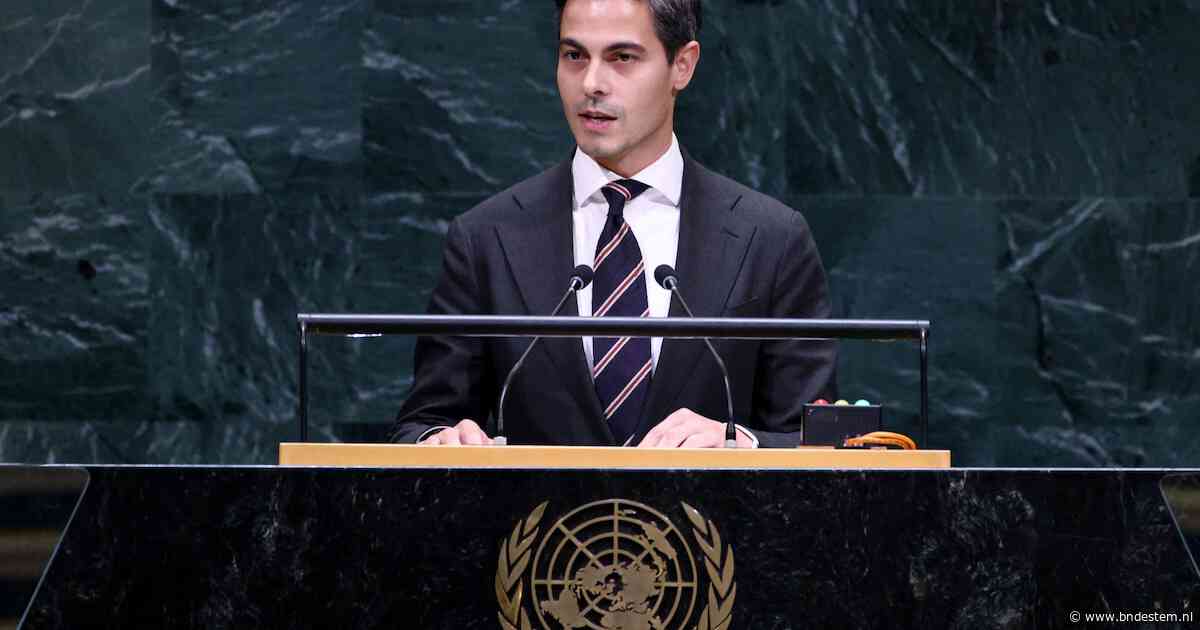 Premier Jetten in eerste speech VN: handen af van Internationaal Strafhof