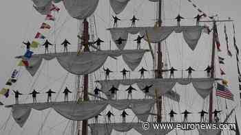 Mexican navy tall ship Cuauhtémoc returns to San Francisco after 17 years