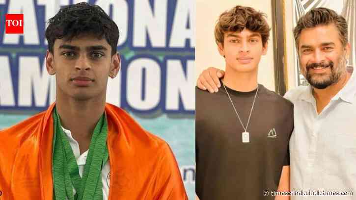R Madhavan’s son Vedaant says his famous surname adds pressure as he strives to make his mark in swimming