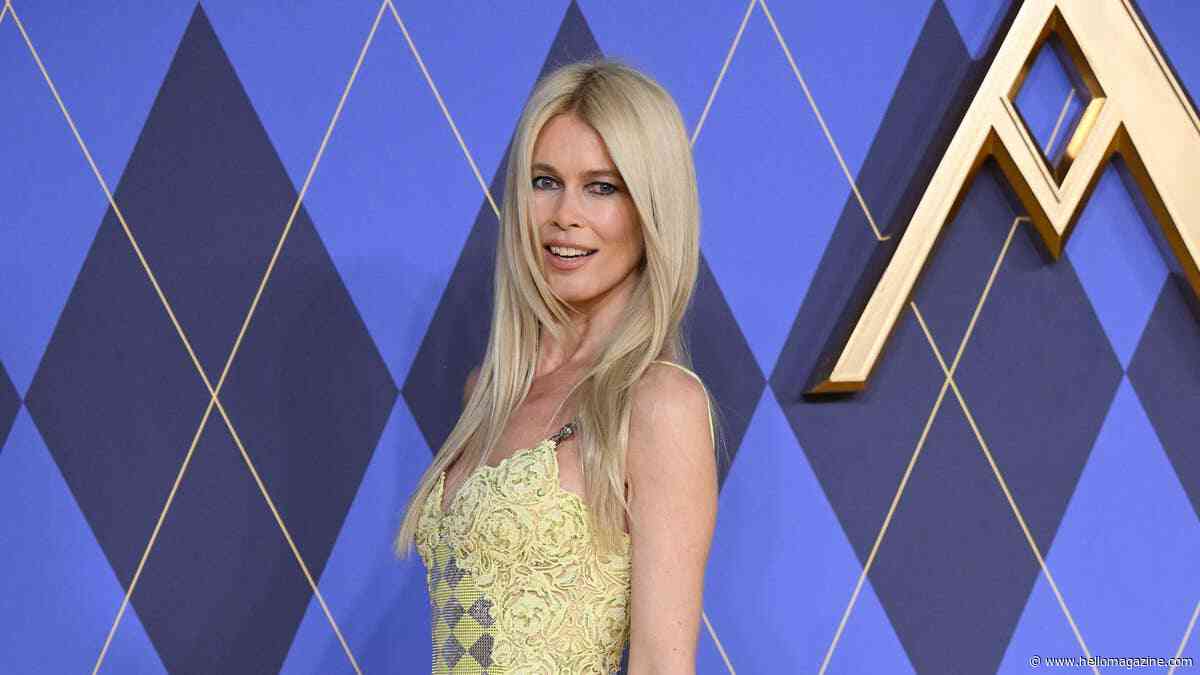 Claudia Schiffer, 56, looks younger than ever in tiny striped bikini amid lavish getaway