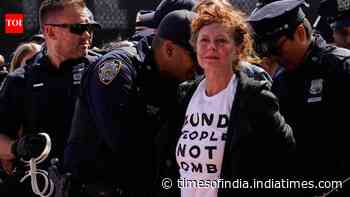 Susan Sarandon ARRESTED for protesting outside UN - WATCH