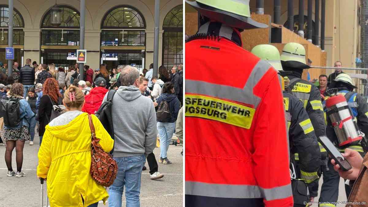 Fehlalarm am Augsburger Hauptbahnhof löst Räumung aus