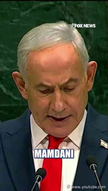 'YOU CAN'T SILENCE ME': Netanyahu CALLS OUT Mamdani #netanyahu #shorts #mamdani #israel