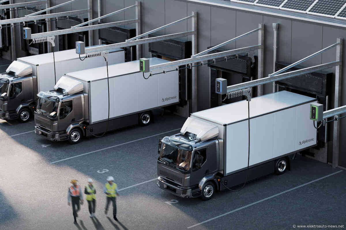 Alpitronic bringt neuen Depot-Lader für E-Lkw