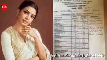 Throwback to Samantha Ruth Prabhu's class 10 marksheet amid pregnancy