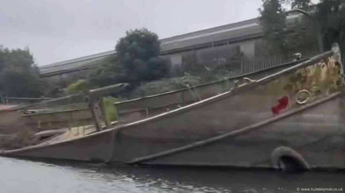 'It can happen in the blink of an eye' - Couple's mission to clean up River Hull by re-floating derelict boats