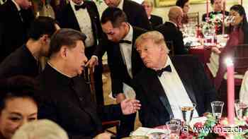 Wolfsbarsch und chinesischer Weisskohl: Auch beim Staatsbankett versucht Trump, Xis Geschmack zu treffen