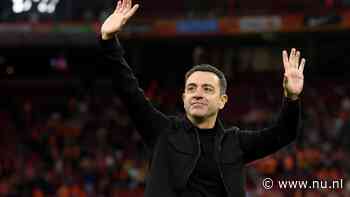 Xavi dankbaar en trots na Oranjedebuut: 'We waren beter dan Duitsland'