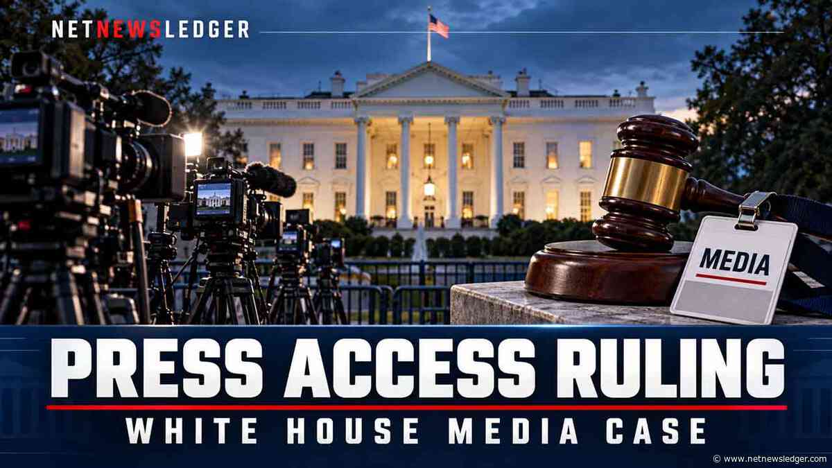 Judge Temporarily Blocks Trump’s White House Ban on CNN, MS NOW and Politico