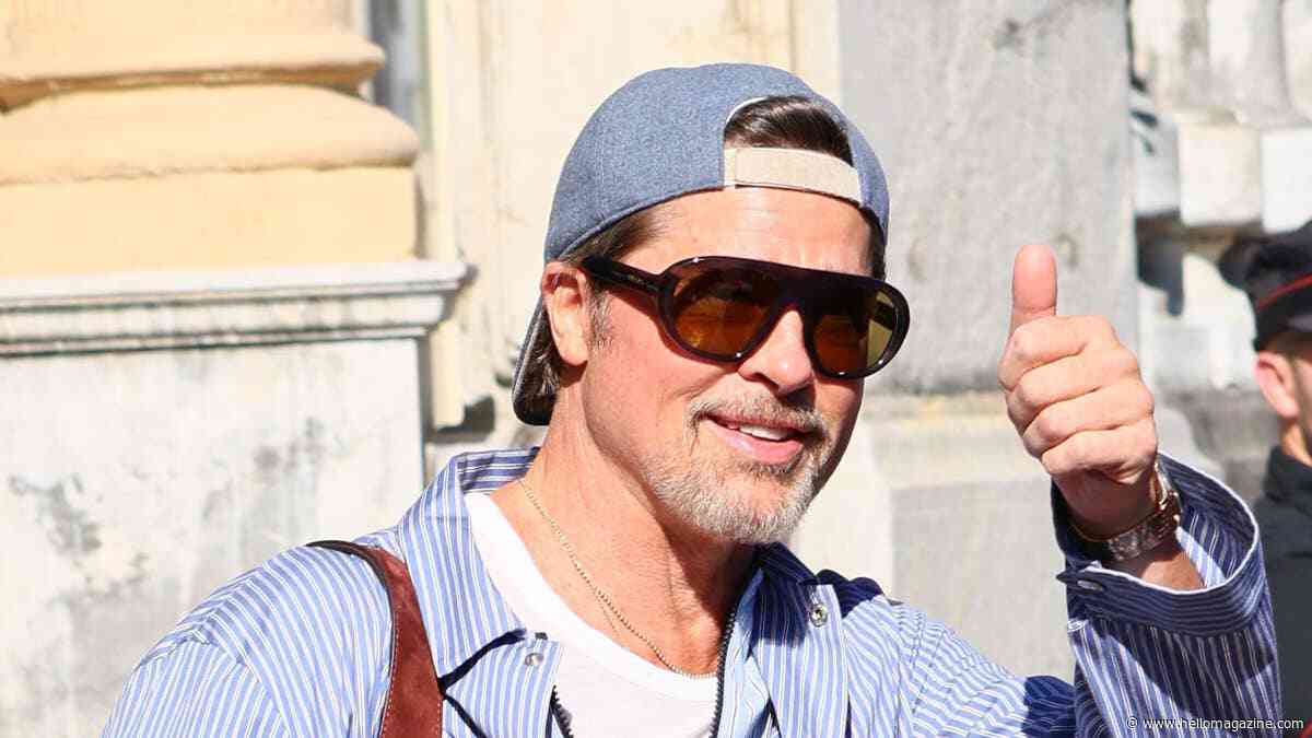 Brad Pitt looks decades younger in pajamas alongside younger girlfriend