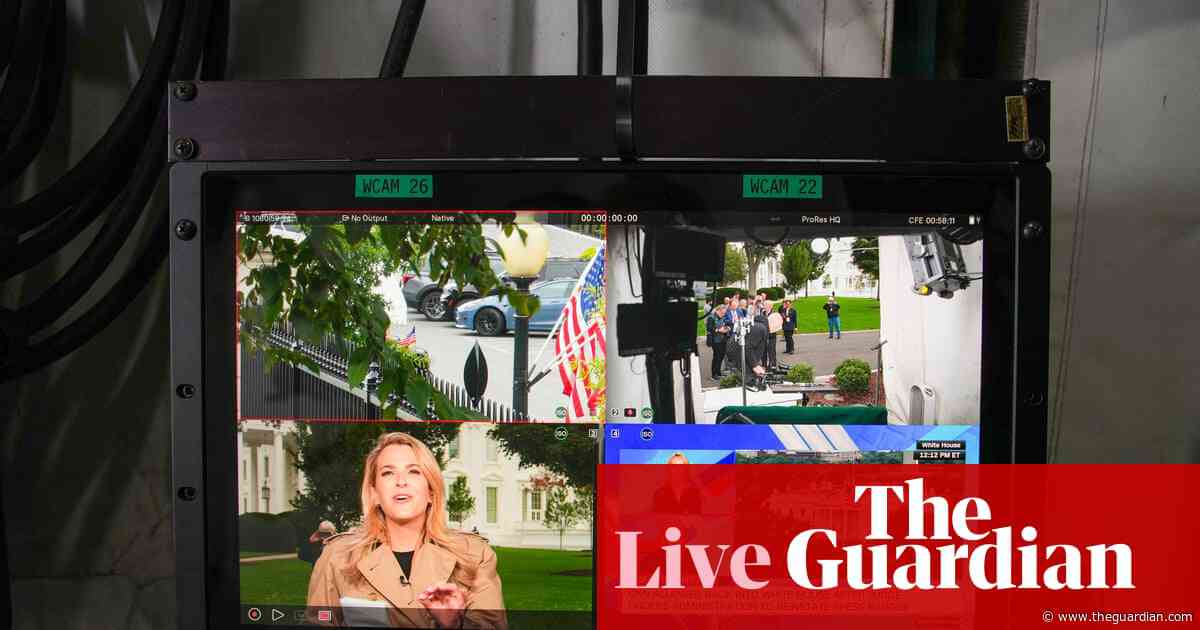 Trump’s state dinner for Xi Jinping will not be televised as White House continues to deny CNN full access – as it happened