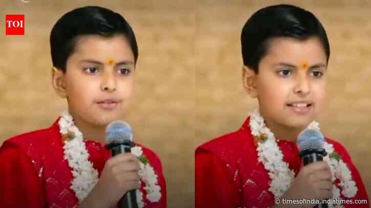 Meet 9-year-old Vishvavardhan Sharma, who memorised Panini’s 4000 sutras at age 4 and has made Gita app