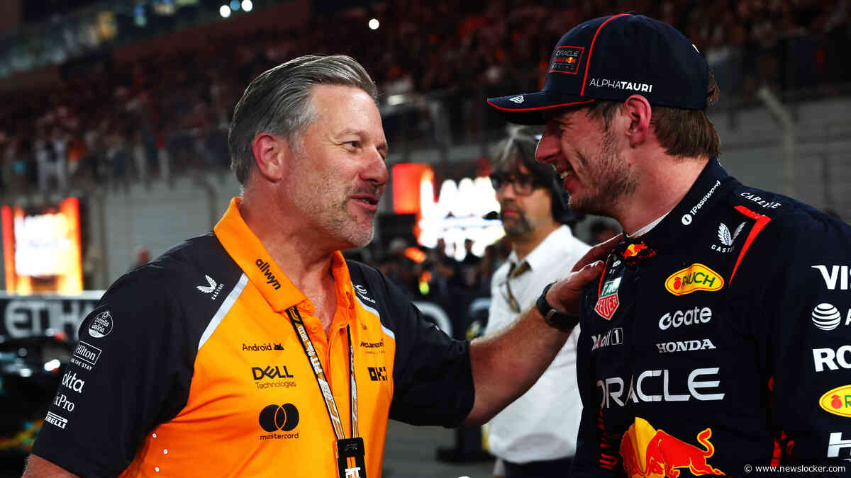 McLaren-baas Zak Brown hoopt nog altijd op samenwerking met ’charmante’ Max Verstappen: ’De deur staat wagenwijd open’