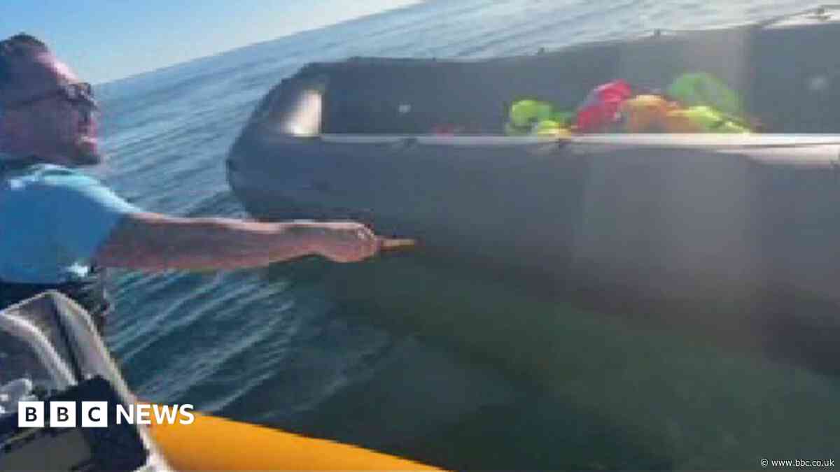 Anti-migrant activist charged after dinghy slashed in Channel