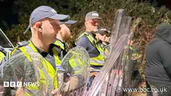 Man pushed police officer off motorbike at protest