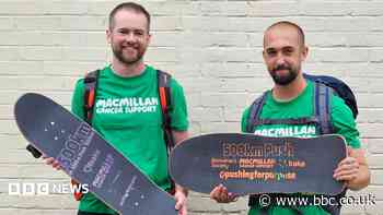 Skateboarders take on Amsterdam charity challenge
