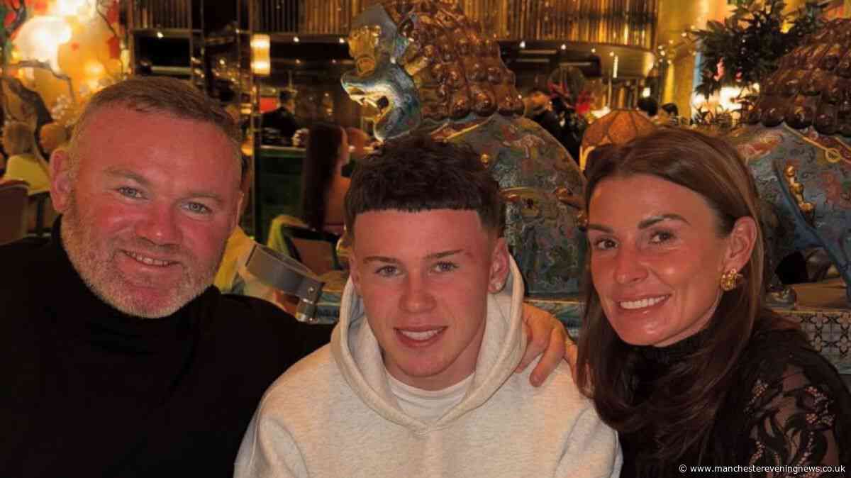 Wayne and Coleen Rooney share pride for Kai as he breaks away from dad’s name at Manchester United academy
