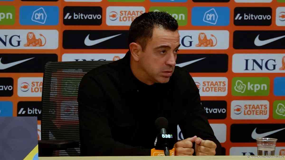 Xavi ziet duidelijke les: 'Zonder dat is het moeilijk om iets te bereiken'