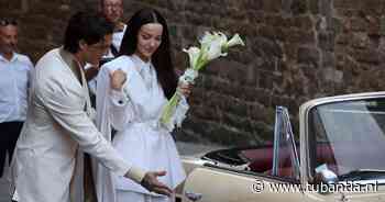 Actrice Dove Cameron en Måneskin-frontman Damiano David getrouwd in Italië