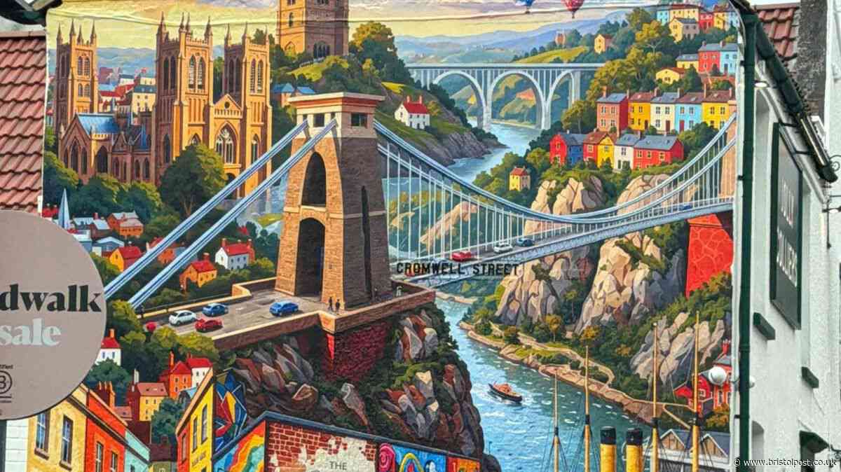 Bristol pub’s wrapped mural branded 'atrocious AI slop'