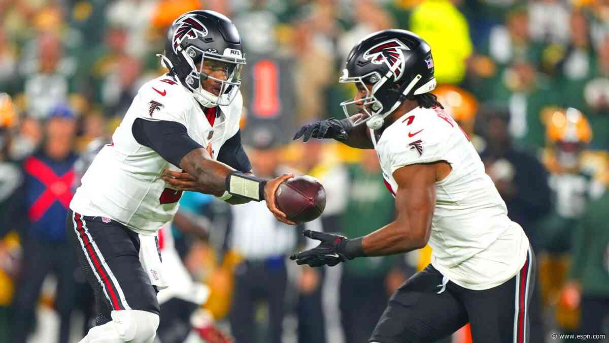 Penix's return from ACL surgery revives Falcons' attack in rout of Packers