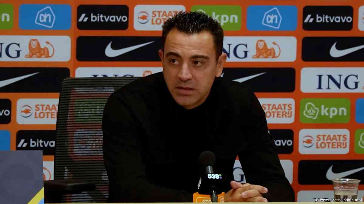 Dankbare Xavi richt zich tot Oranje-supporters: 'Dat heb ik niet verdiend'