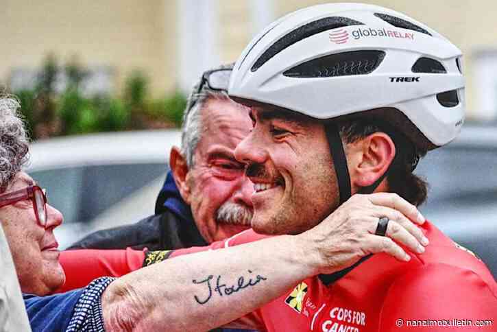 Hometown rider cruises through Parksville Qualicum Beach on Tour de Rock