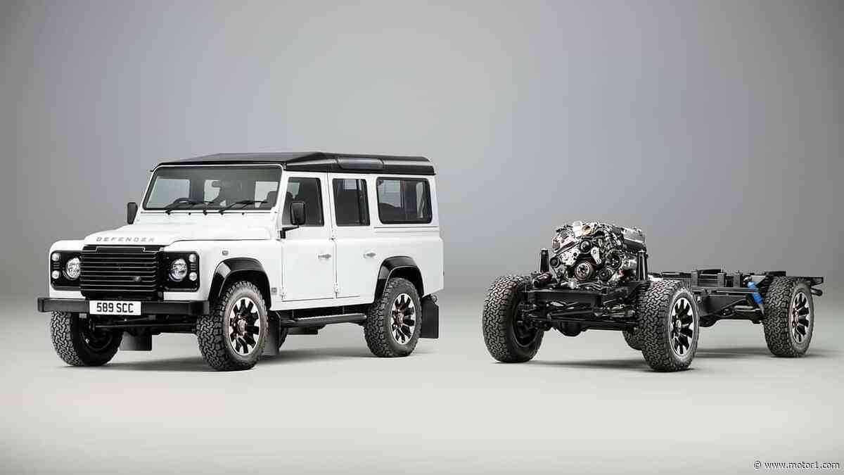 Land Rover Puts A 405-HP V8 Into Classic Defender, Seriously