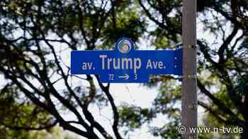 "Feindseligkeit gegen Kanada": Ottawa nimmt Trumps Namen von Straßenschild