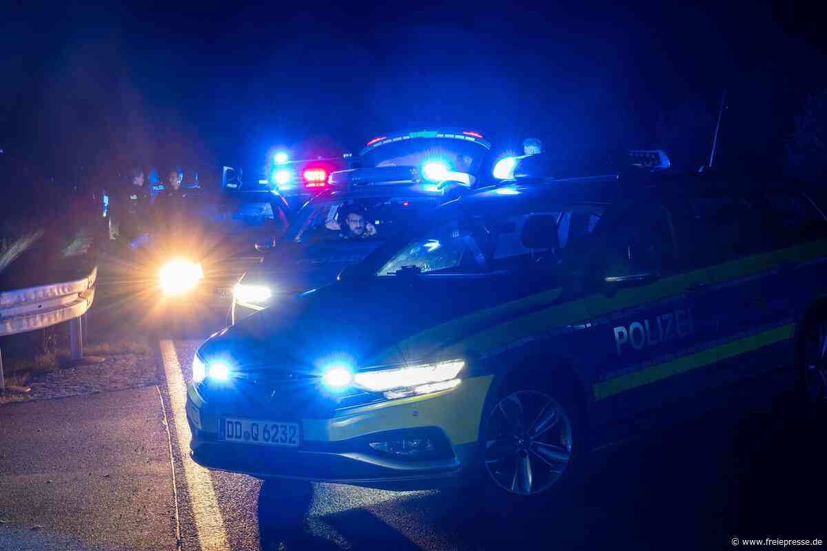 Verfolgungsjagd bei Hartha: Polizei stoppt Mercedes bei Hartha