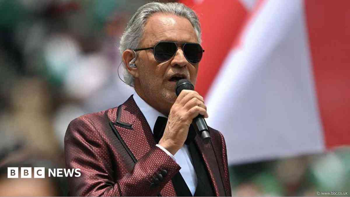 'Cheeky' fees prompts choirs to pull out of Andrea Bocelli gig