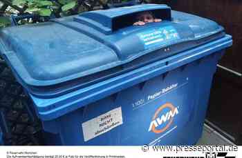 FW-M: Kind in Papiercontainer gefangen (Sendling)