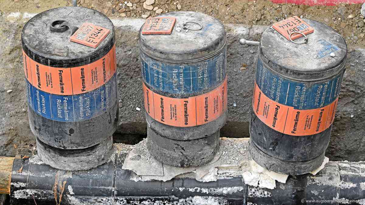 Baustelle in Landsberg: Stadtwerke erweitern Fernwärmeleitungsnetz