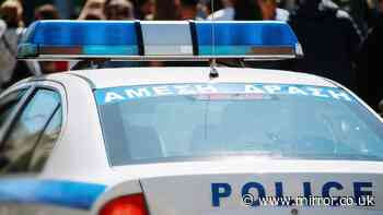 Athens rocked by huge blast as fire starts and building collapses into street